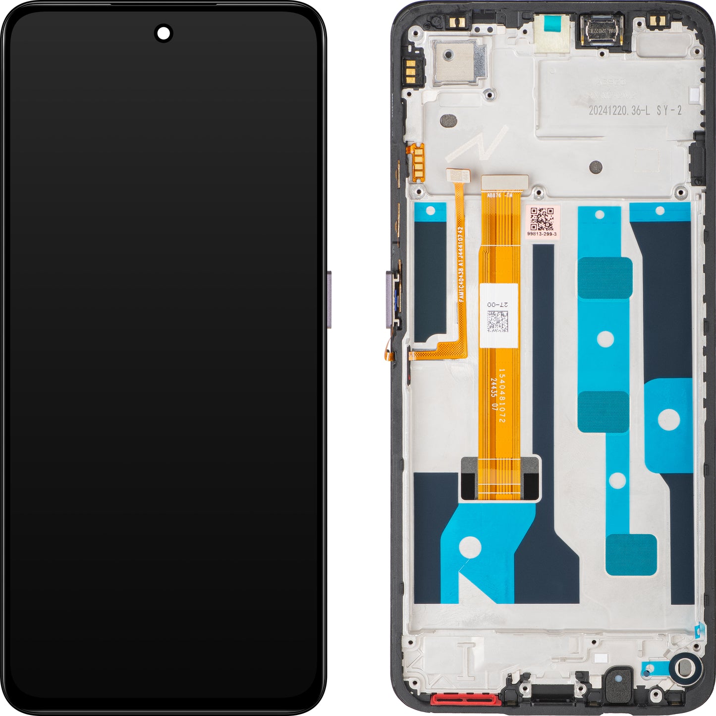 Realme C75 -näyttö kosketusnäytöllä, kehyksellä, ruskea Service Pack 621029000365