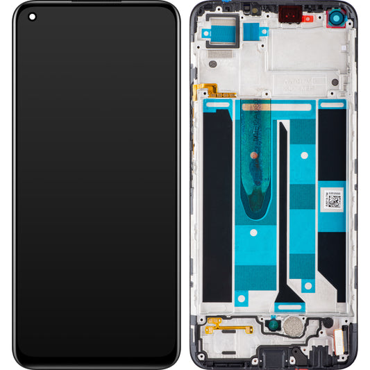 Realme 8 kosketusnäyttö, kehys, musta, vaihto 4906919
