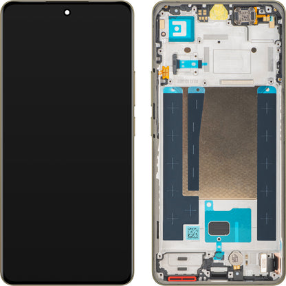 Näyttö kosketusnäytöllä Realme 16 Pro+, kehyksellä, kultainen, Service Pack 621029000806