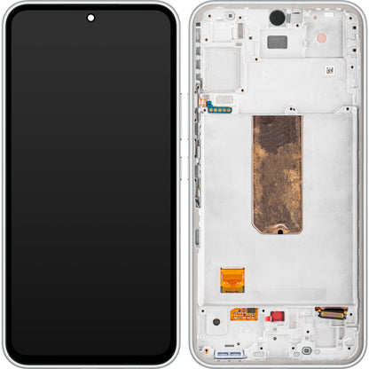 Kosketusnäyttö Samsung Galaxy A54 A546, kehyksellä, valkoinen, huoltopaketti GH82-31231B