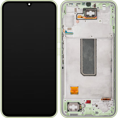 Kosketusnäyttö Samsung Galaxy A34 A346, kehyksellä, limenvihreä, huoltopaketti GH82-31200C