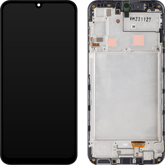 Samsung Galaxy A24 4G A245 kosketusnäyttö Samsung Galaxy A24 4G A245, kehyksellä, musta, huoltopaketti GH82-31240A 