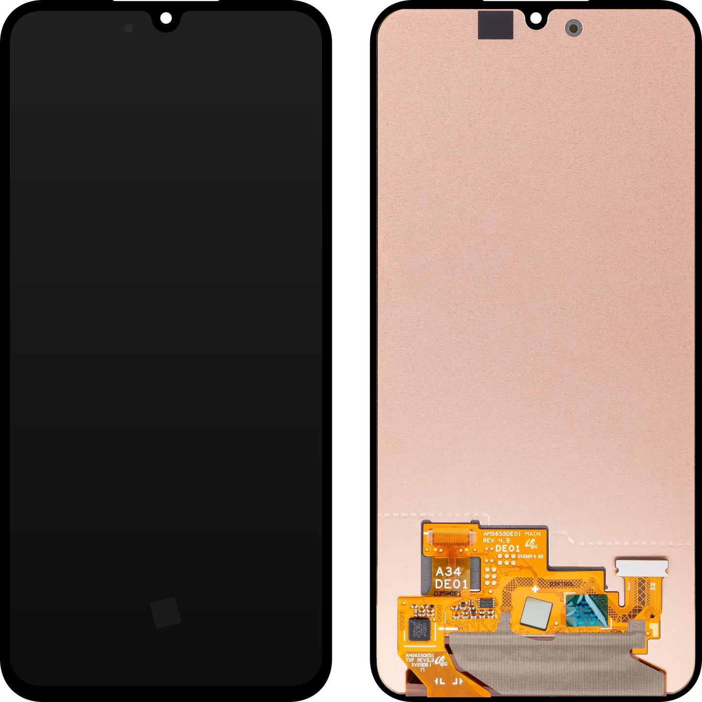 Samsung Galaxy A34 A346 kosketusnäyttö, uudelleenpakattu GH82-31235A