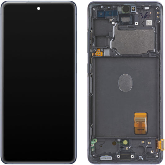 Samsung Galaxy S20 FE 5G G781 kosketusnäytöllä, kehyksellä, tummansininen, vaihto GH82-24214A