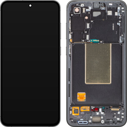 Samsung Galaxy S24 FE S721 kosketusnäyttö Samsung Galaxy S24 FE S721, kehyksellä, musta (grafiitti), huoltopaketti GH82-35848A 