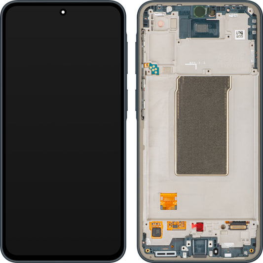 Samsung Galaxy A37 5G kosketusnäyttö, kehys mukana, vihreä (harmaavihreä), Service Pack GH82-39232B
