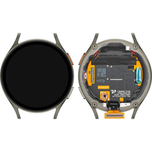 Samsung Galaxy Watch7 44mm kosketusnäyttö, kehys, BT-versio, vihreä, Service Pack GH97-29845A