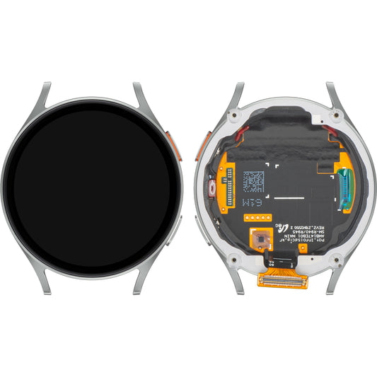 Samsung Galaxy Watch7 44mm kosketusnäyttö, kehys, BT-versio, hopea, Service Pack GH97-29845C