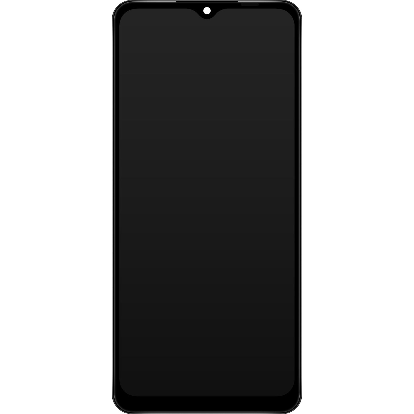 Samsung Galaxy A12 Nacho A127 kosketusnäyttö, kehys, musta, uudelleenpakattu GH82-26486A
