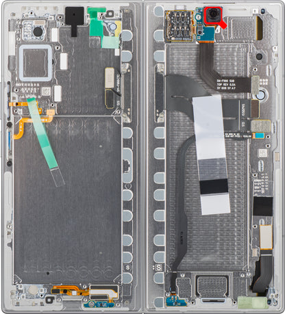 Samsung Galaxy Z Fold7 F966 kosketusnäyttö, kehys, sisäosa, hopea (Silver Shadow), Service Pack GH82-37548A
