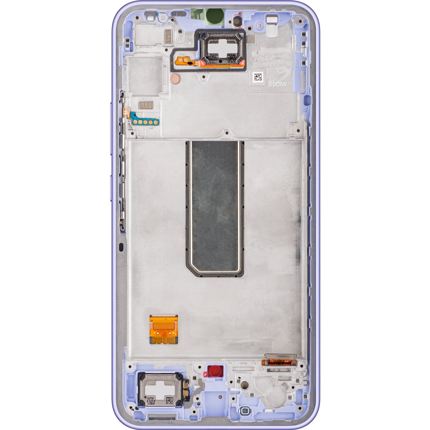 Samsung Galaxy Galaxy A34 A346 kosketusnäyttö kehyksellä, violetti, huoltopaketti GH82-31200D