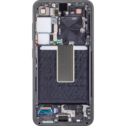Samsung Galaxy Galaxy S23 S911 Touchscreen Display with Frame, Black (Phantom Black), Service Pack GH82-30480A