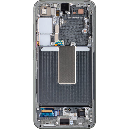 Kosketusnäyttö Samsung Galaxy S23 S911, kehyksellä, vihreä, huoltopaketti GH82-30480C