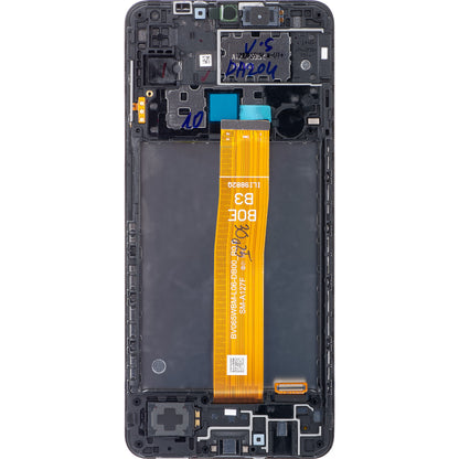 Samsung Galaxy A12 Nacho A127 kosketusnäyttö, kehys, musta, uudelleenpakattu GH82-26486A