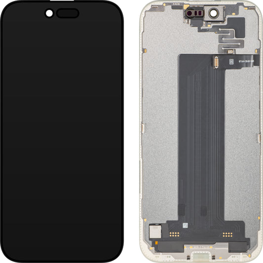 Kosketusnäyttö ja valon läheisyysanturi MP, yhteensopiva Apple iPhone 17 Airin kanssa, kehyksellä, OLED FHD 120Hz diagnostiikkaversio, musta