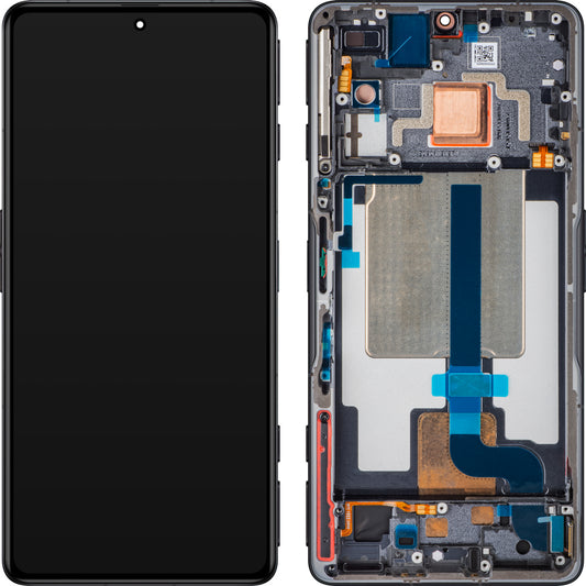 Xiaomi Poco F4 GT -näyttö kosketusnäytöllä, kehyksellä, musta (Stealth Black), Service Pack 5600090L1000