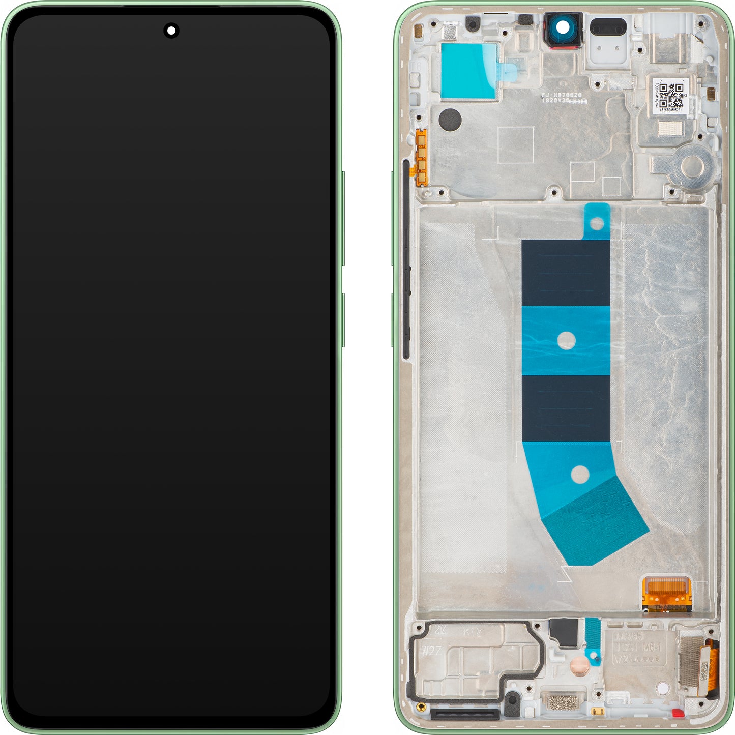 Xiaomi Redmi Note 13 4G -näyttö kosketusnäytöllä, kehyksellä, Vihreä (Mint Green), Service Pack 56000300N700