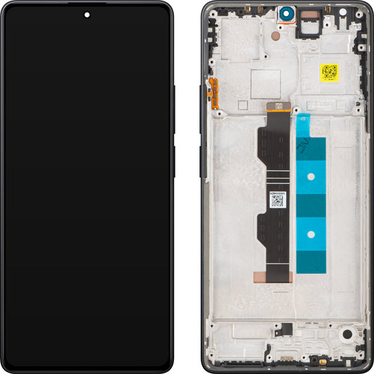 Xiaomi Redmi Note 14S -näyttö kosketusnäytöllä, kehyksellä, musta, Service Pack 56000300N6R00