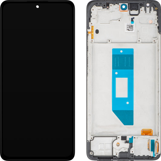 Xiaomi Redmi Note 14 4G -näyttö kosketusnäytöllä, kehyksellä, musta, globaali versio, huoltopaketti 560001000O700