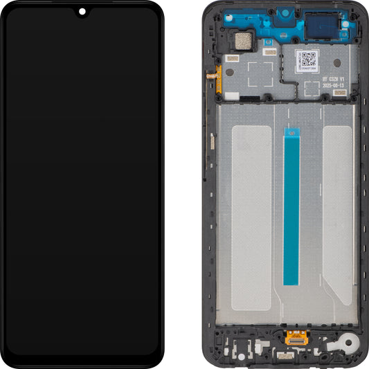 Näyttö kosketusnäytöllä Xiaomi Redmi A5 4G, kehyksellä, musta, Service Pack 5600010C3ZN00