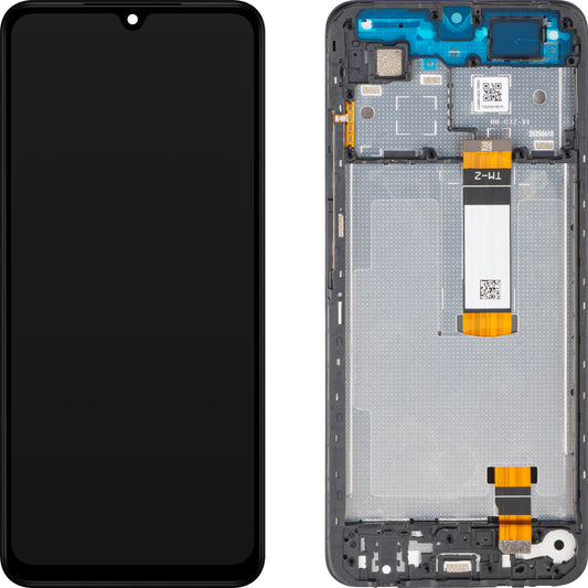 Xiaomi Poco C71 / Redmi A5 4G -näyttö kosketusnäytöllä, kehyksellä, Long Flex -versio, musta, Service Pack 56000100C3Z00