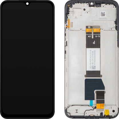 Näyttö kosketusnäytöllä Xiaomi Redmi 15C 5G, kehyksellä, musta, Service Pack 56000200P1500