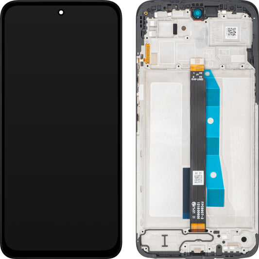 Xiaomi Poco M7 4G / Redmi 15 4G -näyttö kosketusnäytöllä, kehyksellä, Euroopan versio, musta, Service Pack 560001O19AP00