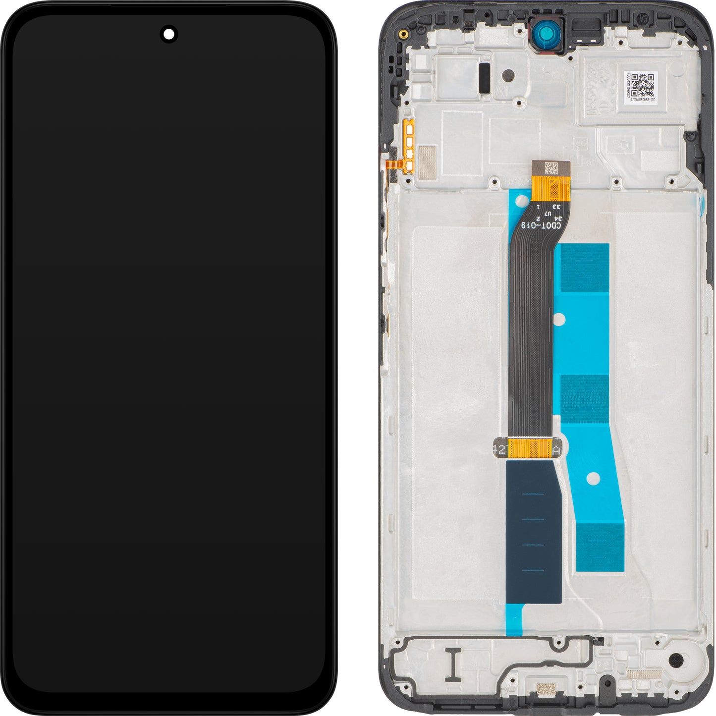 Xiaomi Redmi 15 5G kosketusnäyttö, kehys mukana, musta, vaihto 56002500O1900