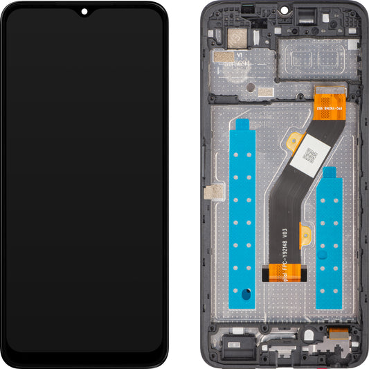 ZTE Blade A35e kosketusnäyttö, kehys mukana, musta, Service Pack 80800521321