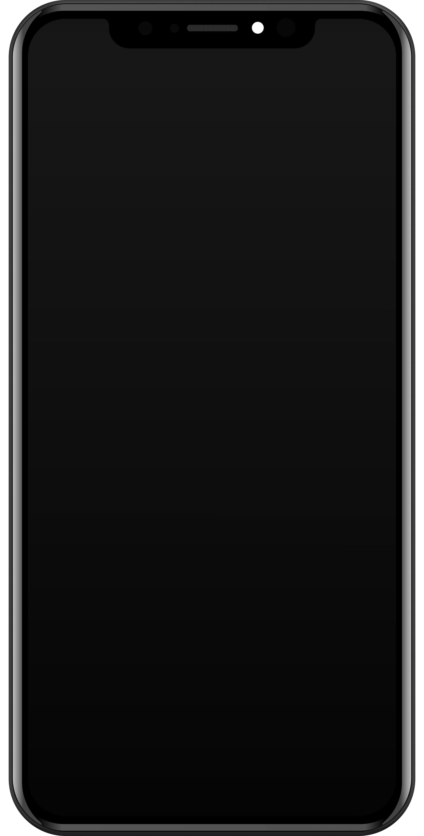 JK Kosketusnäyttö Apple iPhone 11 Pro -puhelimeen, kehyksellä, LCD-kennoon asennettu versio, musta