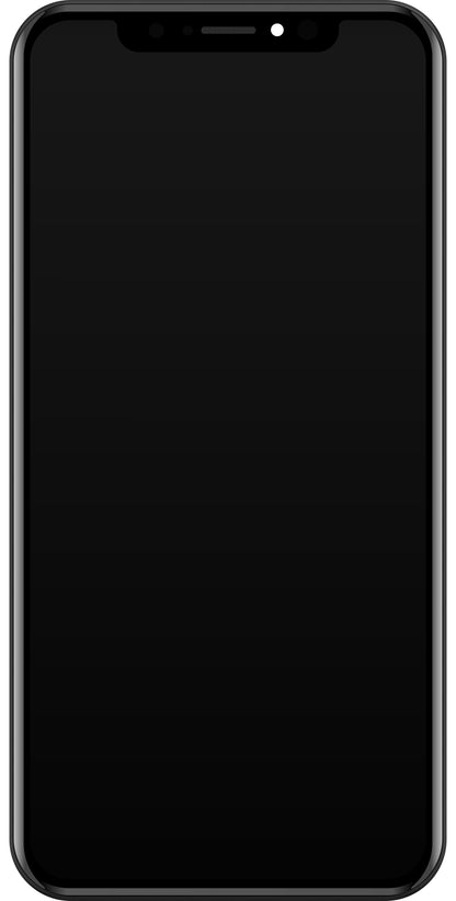 JK Kosketusnäyttö Apple iPhone 11 Pro -puhelimeen, kehyksellä, LCD-kennoon asennettu versio, musta