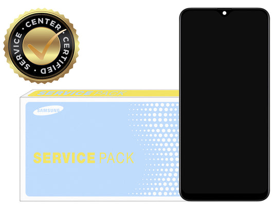 Samsung Galaxy Galaxy A30s A307 kosketusnäyttö, kehyksellä, musta, huoltopaketti GH82-2111190A