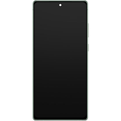 Touchscreen Display Samsung Galaxy Note 20 5G N981 / Note 20 N980, with Frame, Green, Service Pack GH82-23495C