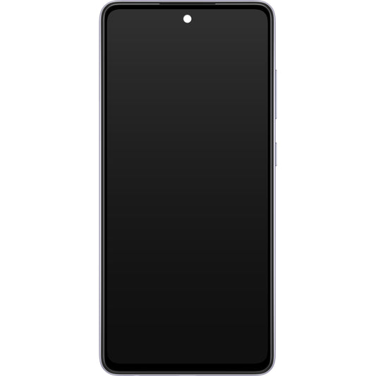 Kosketusnäyttö Samsung Galaxy A52s 5G A528, kehyksen kanssa, violetti, huoltopaketti GH82-26861C