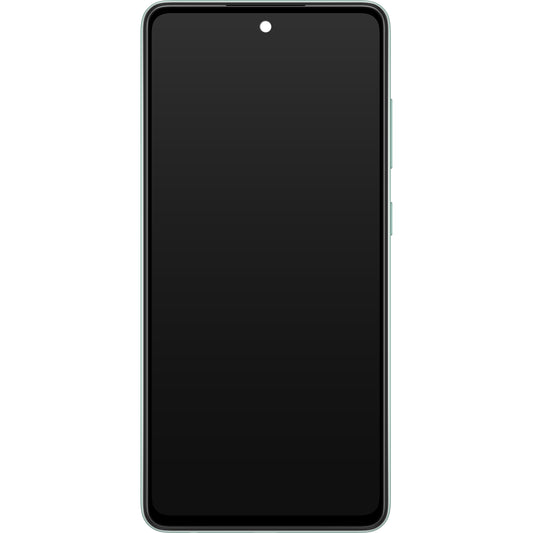 Kosketusnäyttö Samsung Galaxy A52s 5G A528, kehyksellä, vihreä, huoltopaketti GH82-26861E