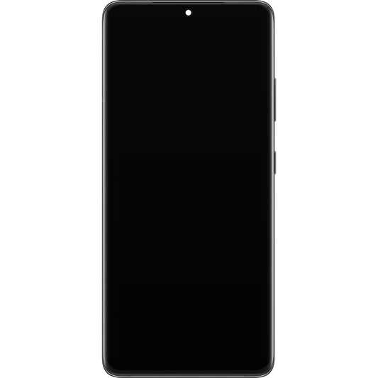 Kosketusnäyttö Samsung Galaxy S21 Ultra 5G G998, kehyksellä, musta, huoltopakkaus GH82-26035A