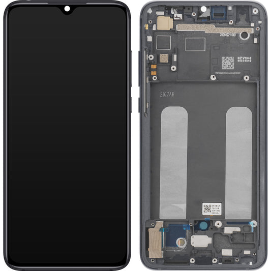 Display Touchscreen Xiaomi Mi 9 Lite, kehyksellä, harmaa, Service Pack 560610118033