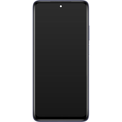 Xiaomi Redmi Note 9 Pro 5G / Mi 10T Lite 5G -näyttö kosketusnäytöllä, kehyksellä, harmaa, Service Pack 5600040J1700