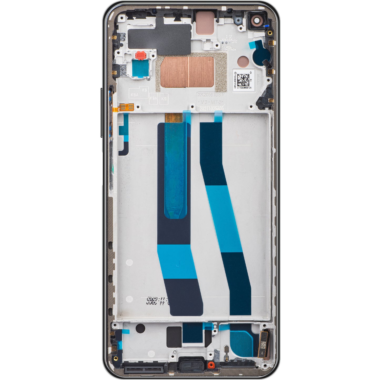 Kosketusnäyttö Xiaomi 11 Lite 5G NE Kosketusnäyttö kehyksellä, tryffelimusta, huoltopaketti 5600030K9D00