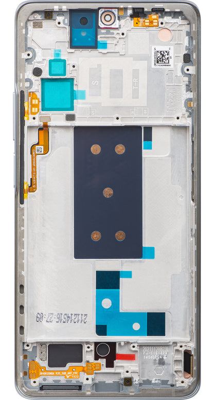 Xiaomi 11T Touchscreen Display, with Frame, Meteorite Gray, Service Pack 560004K11R00