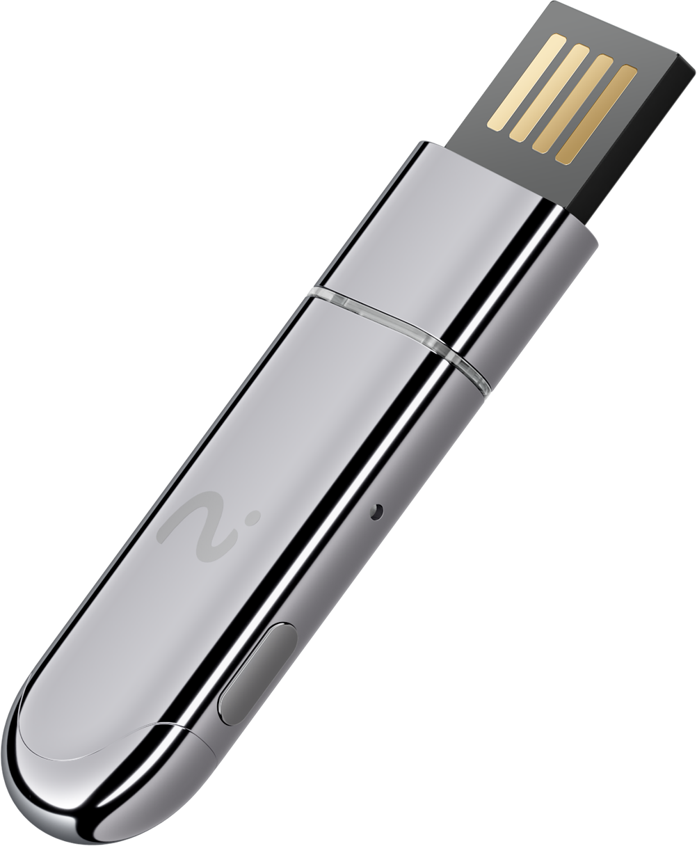Viaim NoteKit AI Recording Dongle / Voice Recorder, USB-C / USB-A, Gray