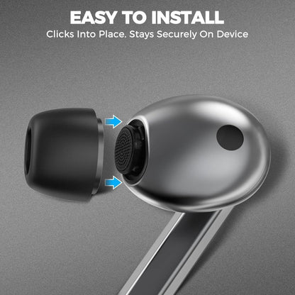 Tech-Protect korvatyynyt Samsung Galaxy Buds3 FE / Buds3 Pro / Buds3, Koko S / M / L, Mustat