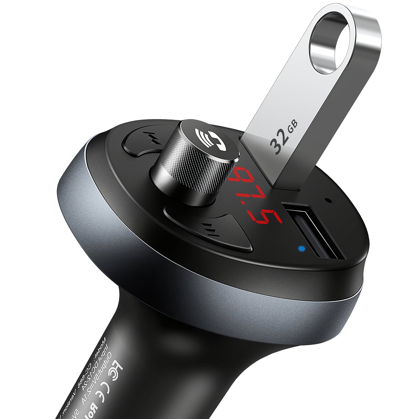 McDodo Bluetooth FM-modulaattori, 2 x USB-A