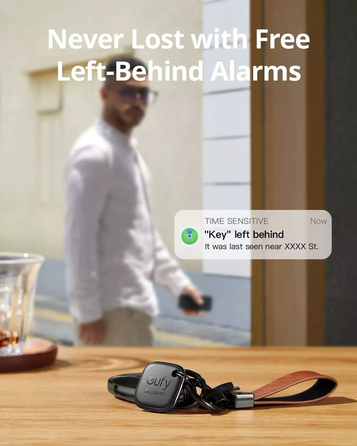 Eufy Security SmartTrack Link iOS-sarjaan, 4 kappaleen setti, musta E87B0012