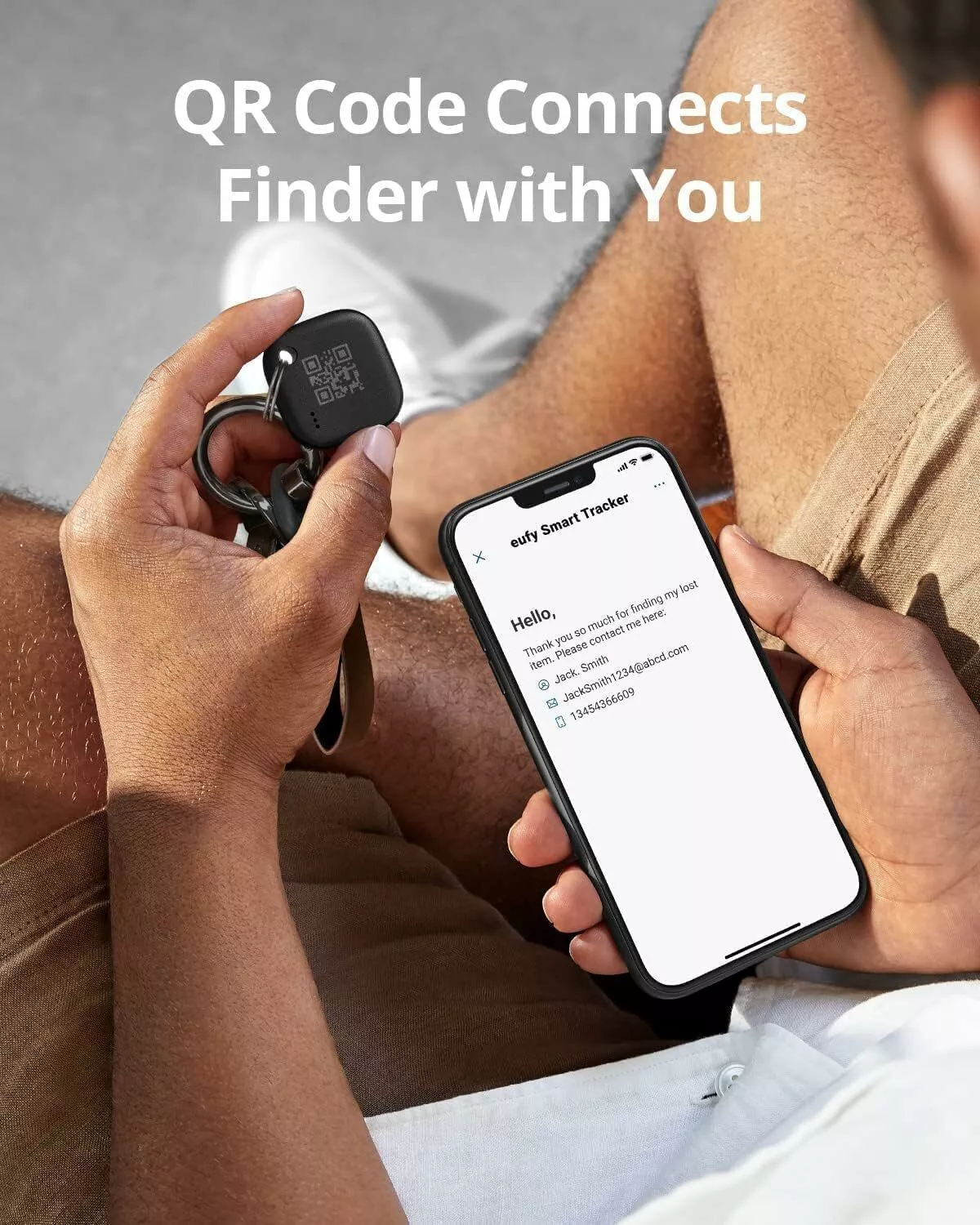 Eufy Security SmartTrack Link iOS-sarjaan, 4 kappaleen setti, musta E87B0012
