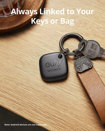 Eufy Security SmartTrack Link iOS-sarjaan, 4 kappaleen setti, musta E87B0012