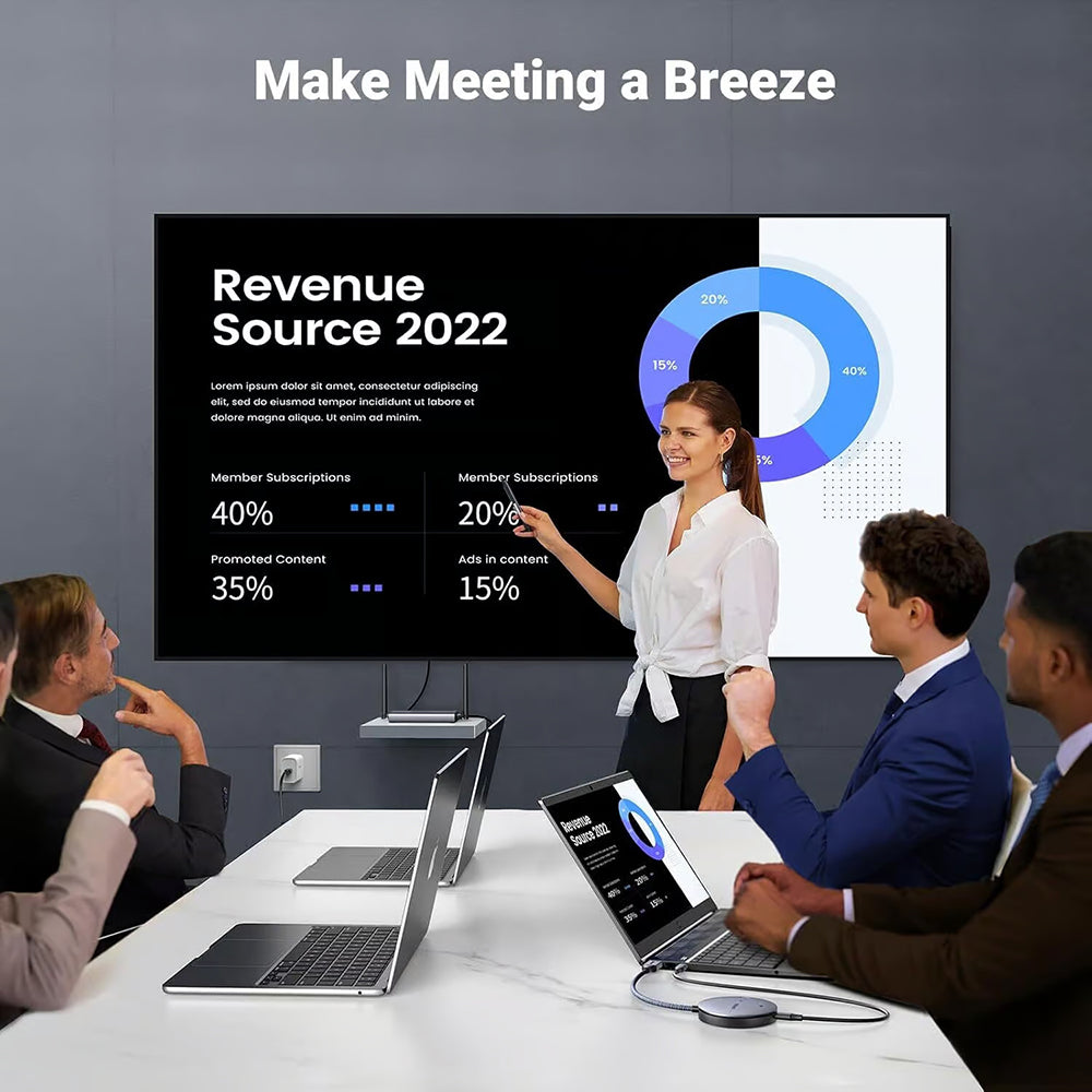 UGREEN CM586 Wireless HDMI -laajennin, 4K, Musta