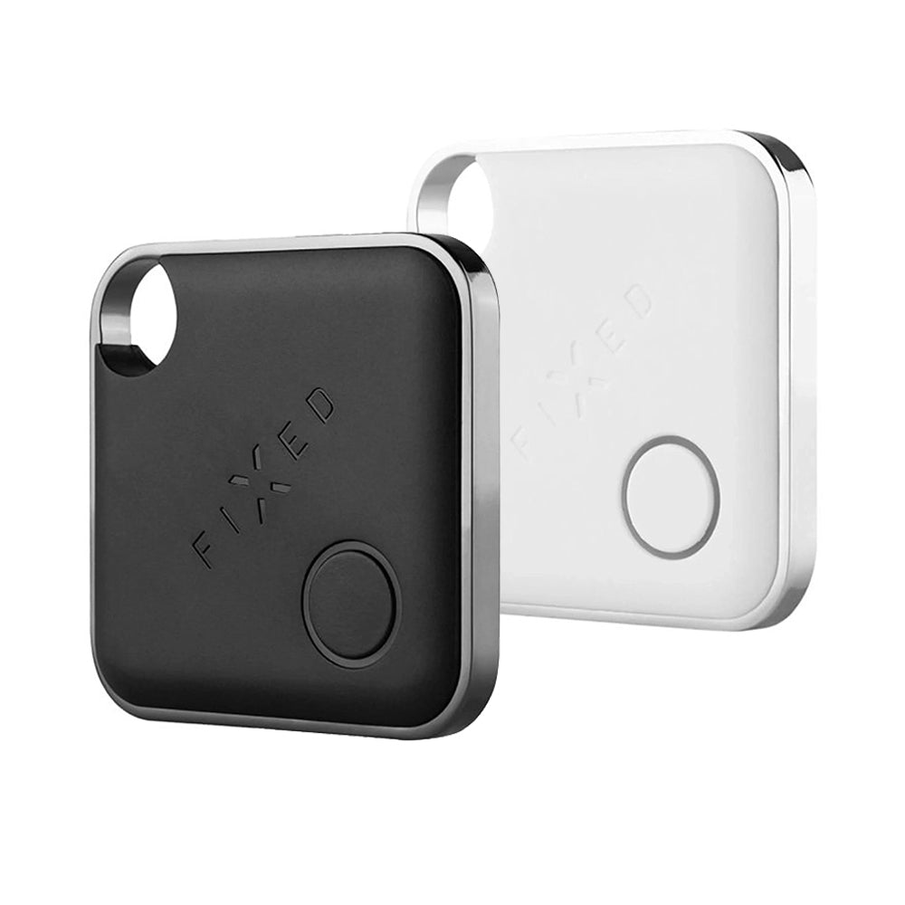 Fixed SmartTag Duo iOS:lle, 2 kappaleen setti, Valkoinen / Musta