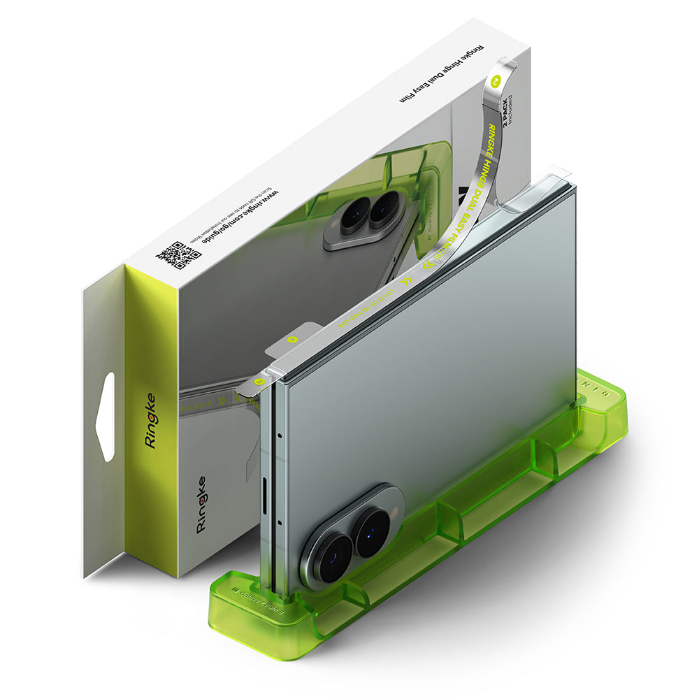 Suojauskalvo Ringke Dual Easy -saranalle Samsung Galaxy Z Fold8 F971:lle, muovia, 2 kappaleen setti