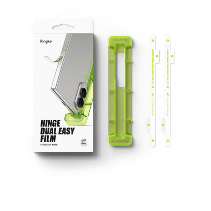 Suojauskalvo Ringke Dual Easy -saranalle Samsung Galaxy Z Fold8 F971:lle, muovia, 2 kappaleen setti